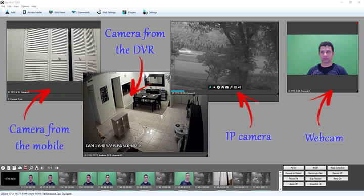 Webcam cctv software